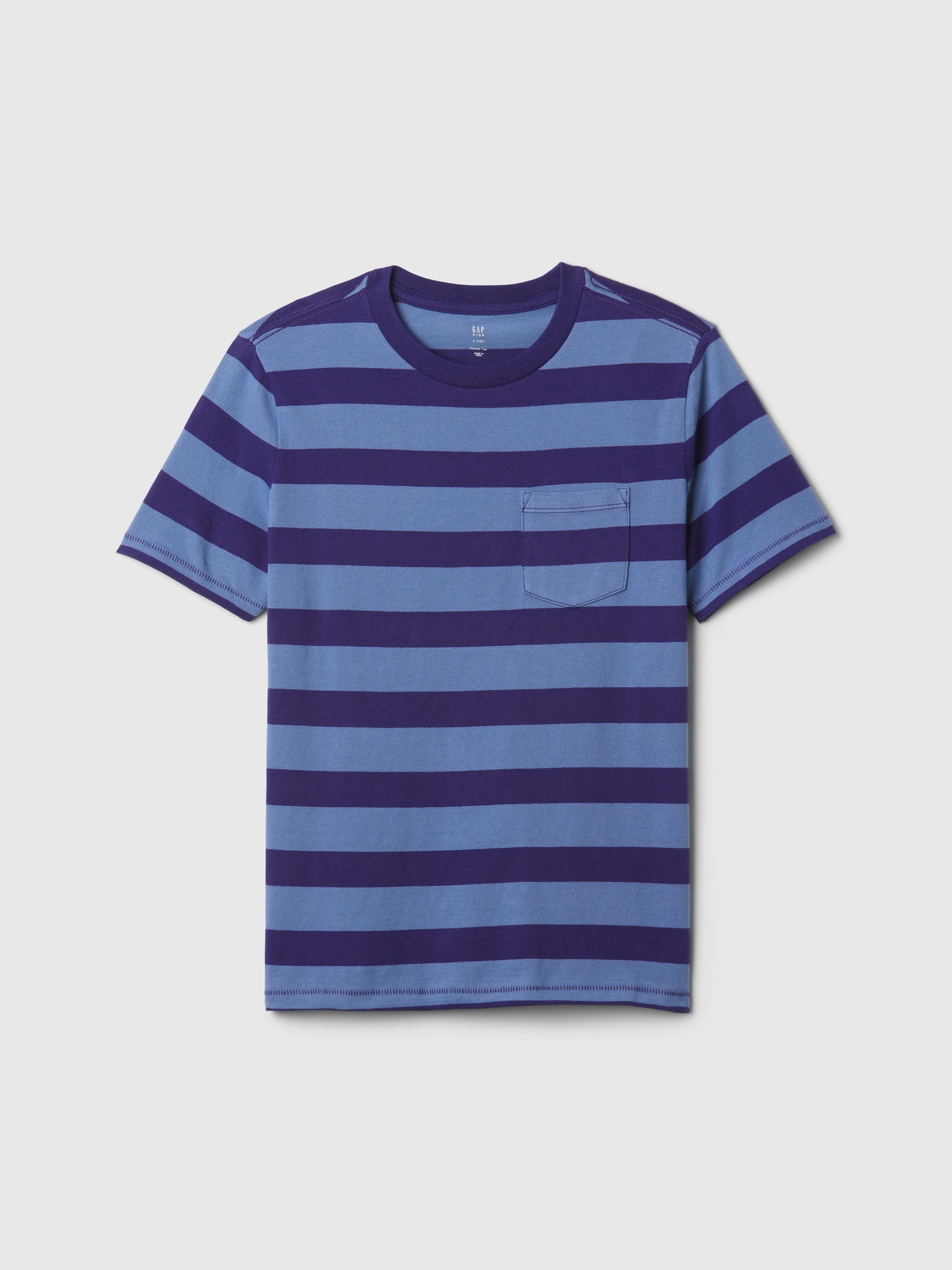 Kids Pocket T-Shirt - Blue