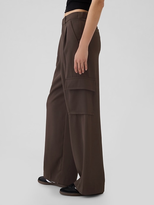 Image number 3 showing, 365 High Rise Cargo Pleated Trousers