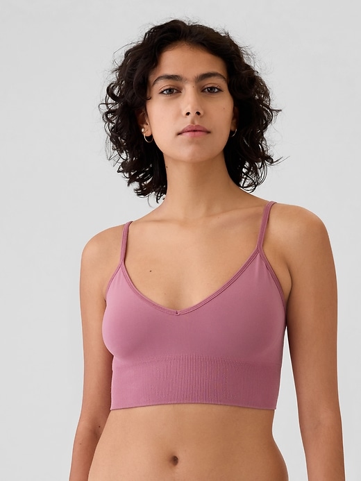 Image number 3 showing, Seamless Plunge Bralette