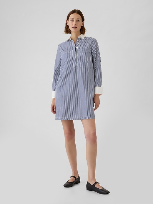 Image number 8 showing, Organic Cotton Mini Shirtdress