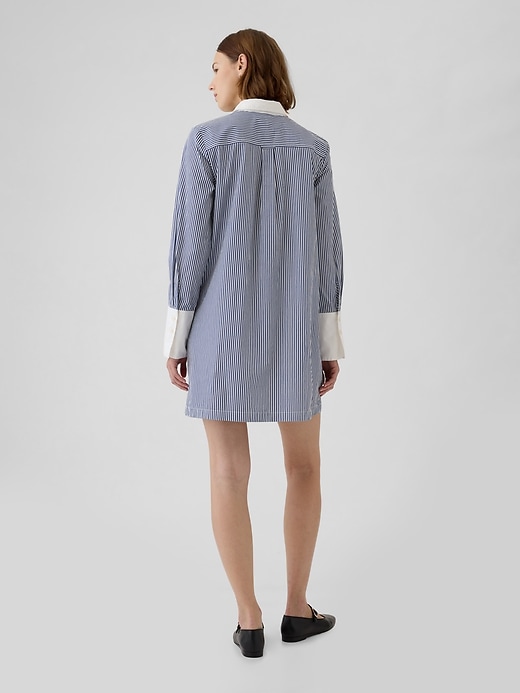 Image number 2 showing, Organic Cotton Mini Shirtdress