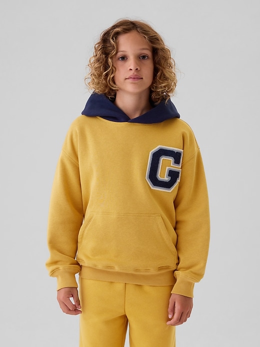 Image number 5 showing, Kids Vintage Soft Varsity Hoodie