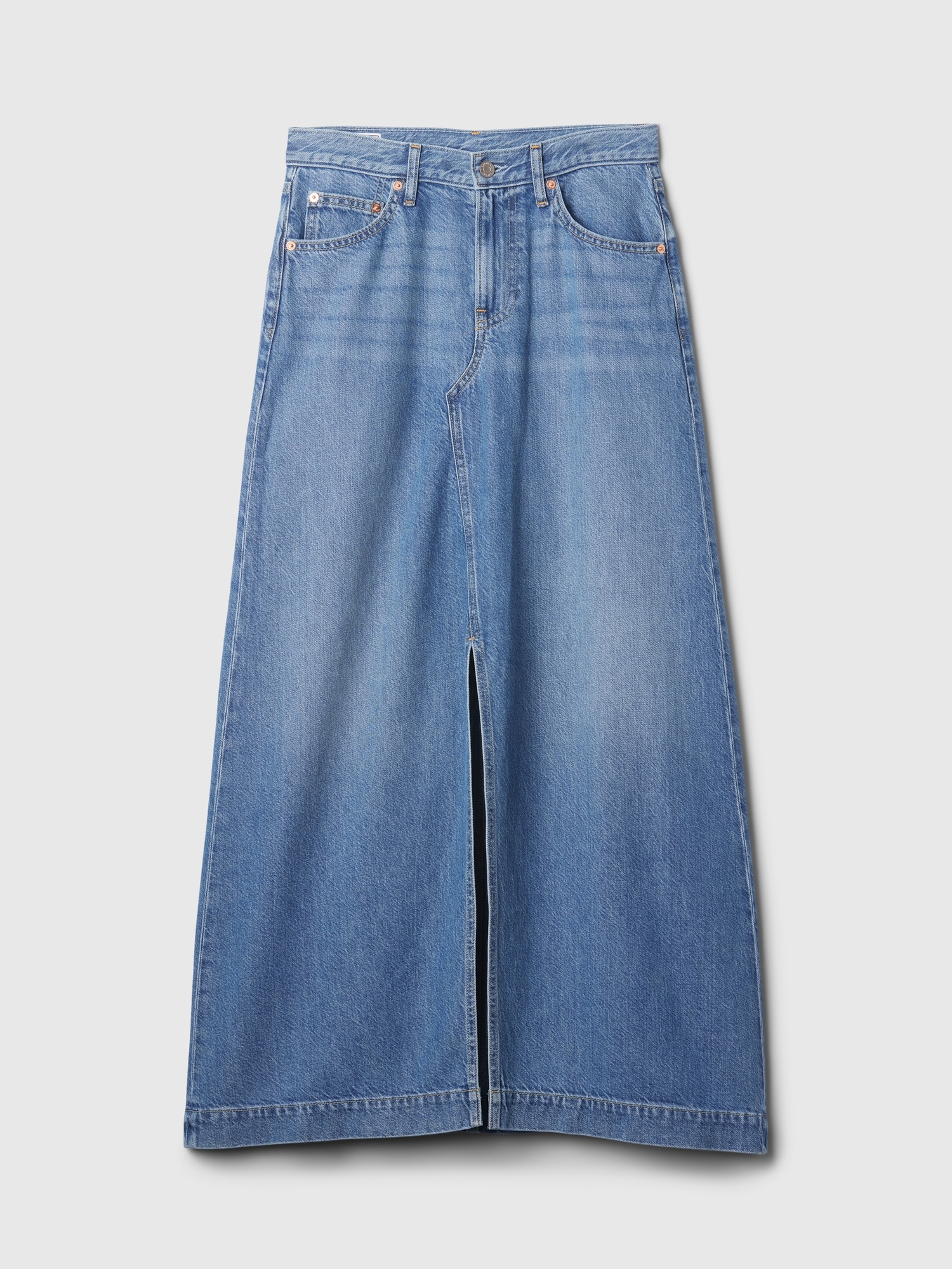 UltraSoft Denim Maxi Skirt