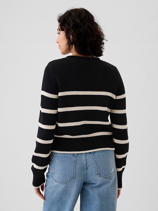 Image number 2 showing, Shrunken Roll Neck Sweater