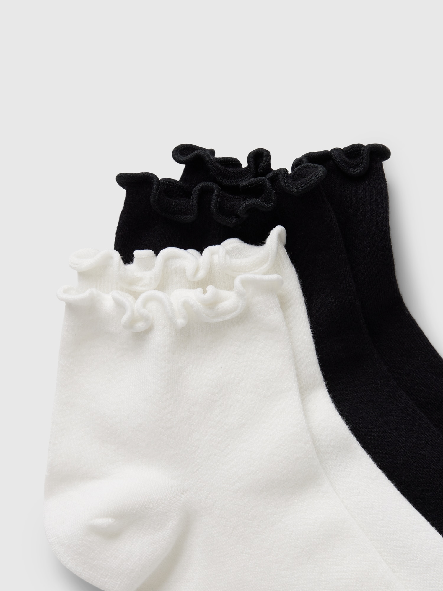 Ruffle-Trim Ankle Socks