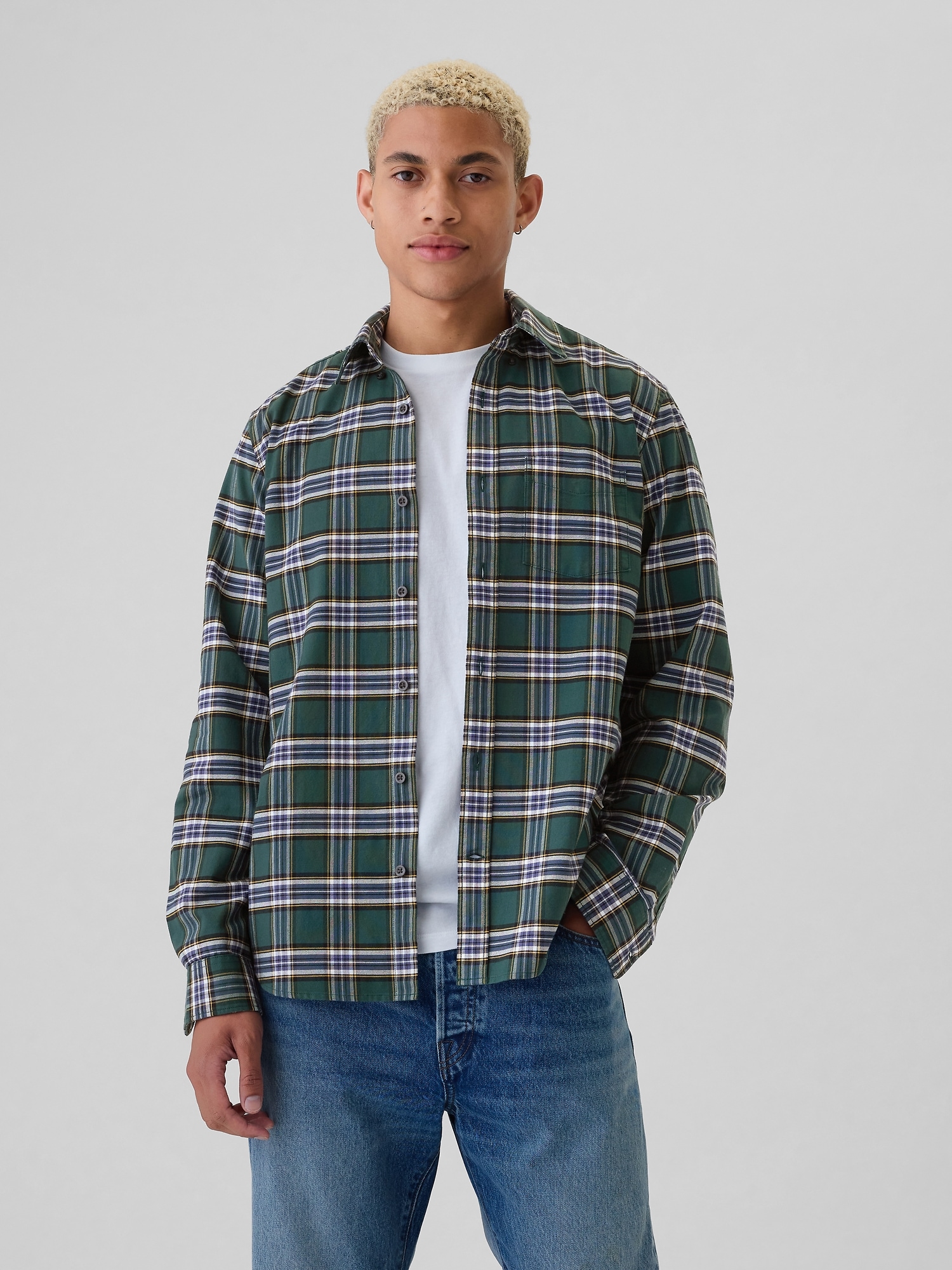 Classic Oxford Shirt in Standard Fit - Green