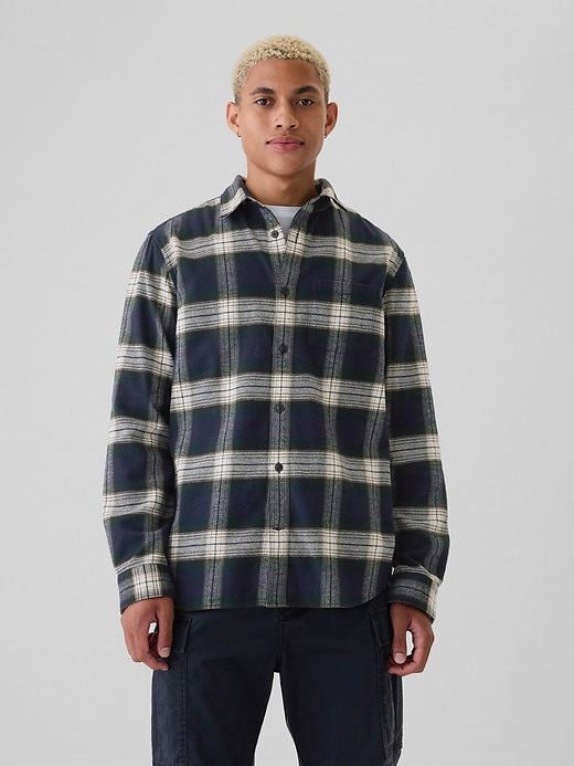 Image number 6 showing, Organic Cotton Flannel Shirt