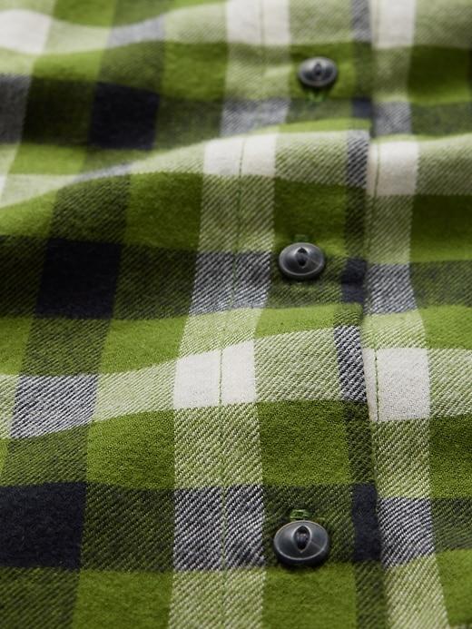 Image number 4 showing, Cropped Flannel Shirt