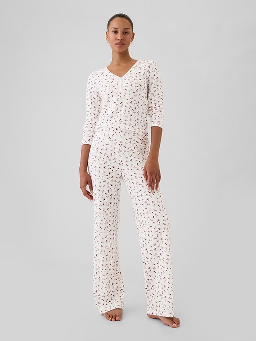 Image number 10 showing, Pointelle PJ Pants