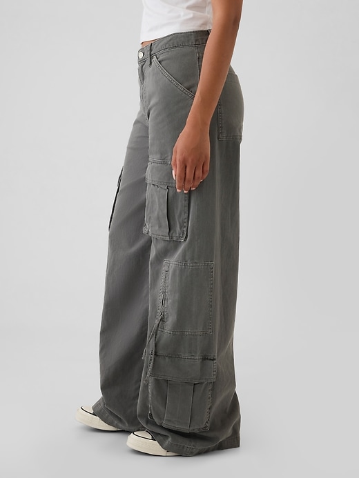 Image number 10 showing, Mid Rise Relaxed Cargo Pants