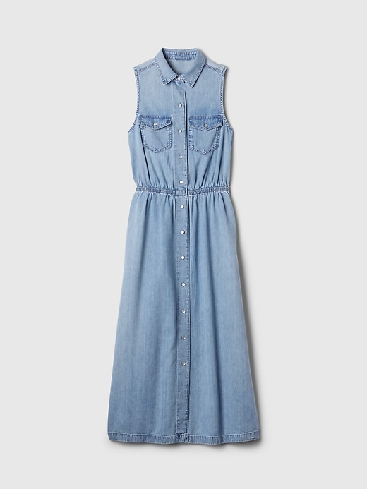 L'image numéro 7 présente Robe western Gap Héritage mi-longue en denim