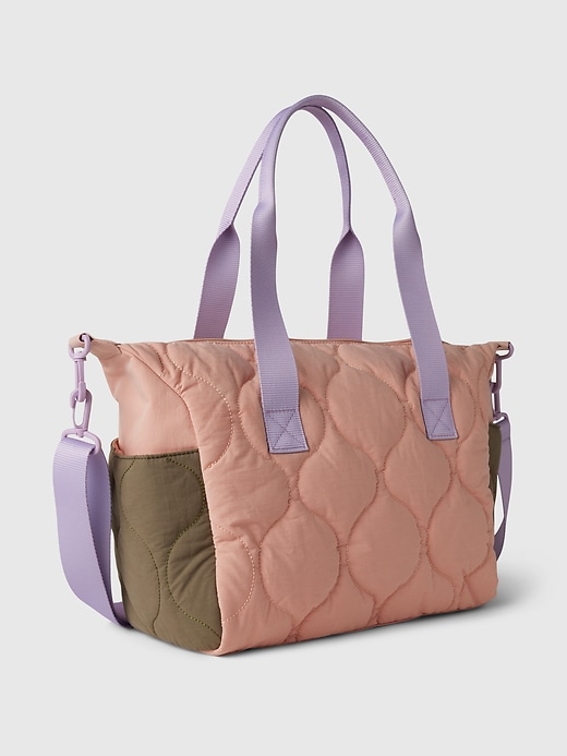 Image number 2 showing, Kids Quilted Weekender Bag