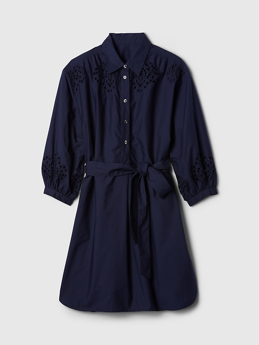 Image number 7 showing, Eyelet Mini Shirtdress