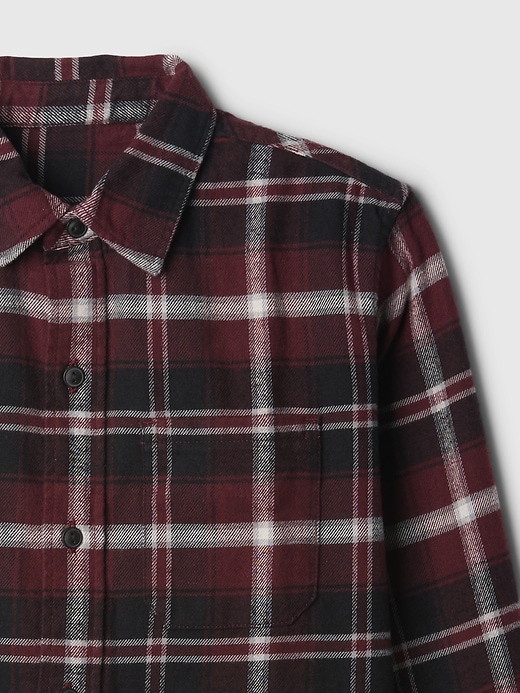 Image number 4 showing, Kids Organic Cotton Flannel Shirt