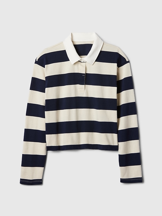 Image number 4 showing, Kids Cropped Rugby Polo Shirt