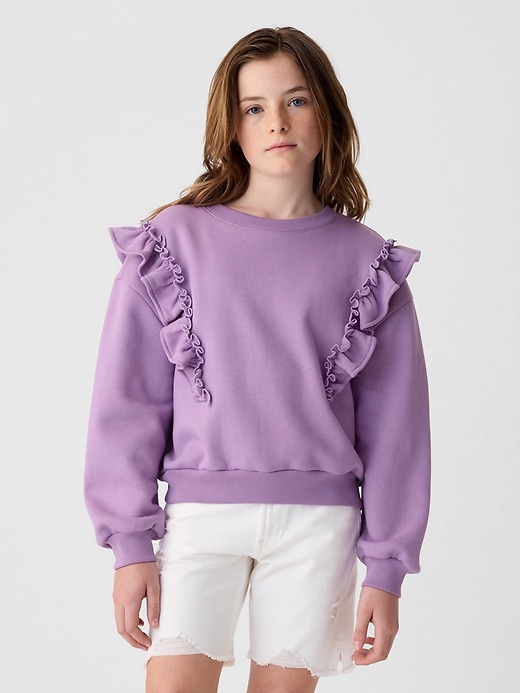 Image number 2 showing, Kids Ruffle Sweatshirt