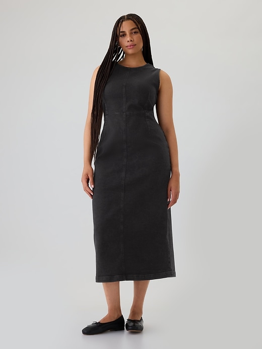 Image number 5 showing, Denim Maxi Dress