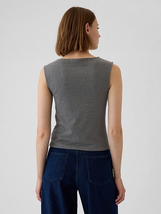 Image number 2 showing, Modern Boatneck Top