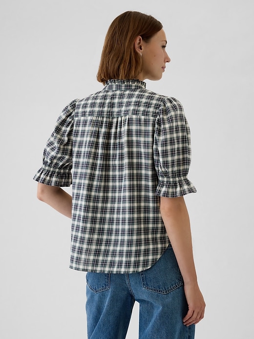 Image number 2 showing, Ruffled Puff Sleeve Shirt