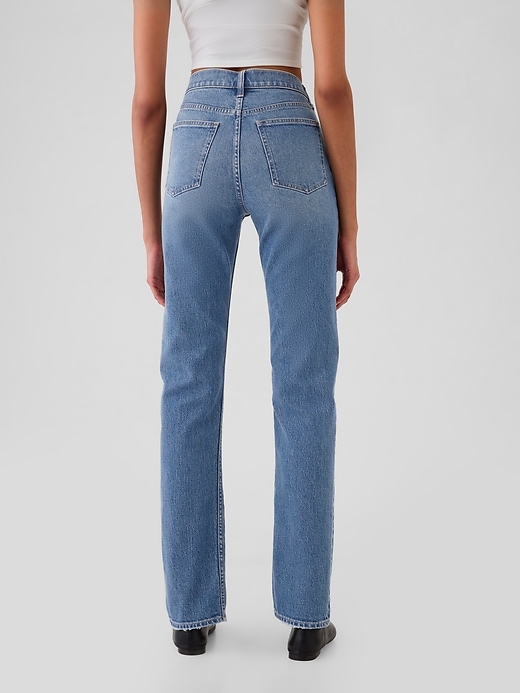 Image number 9 showing, High Rise '90s Straight Jeans