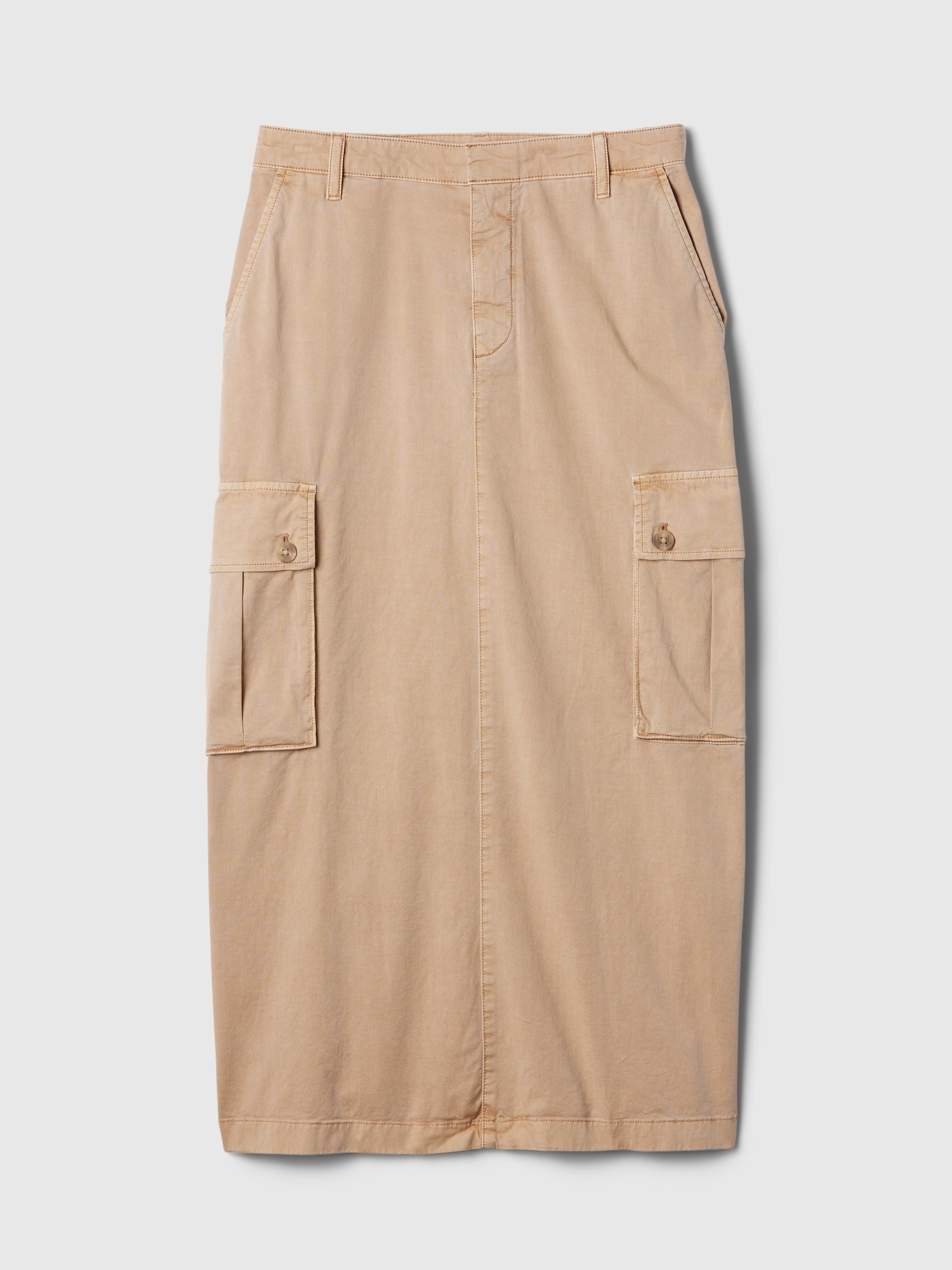 Utility Cargo Midi Skirt