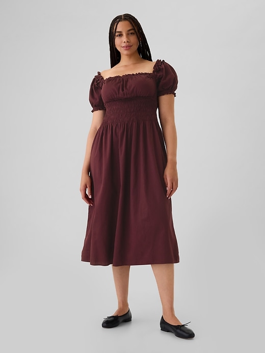 Image number 5 showing, Smocked Midi Dress