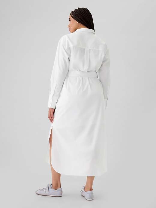 Image number 6 showing, Organic Cotton Maxi Shirtdress