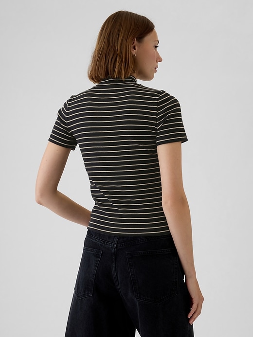 Image number 2 showing, Modern Rib Mockneck T-Shirt