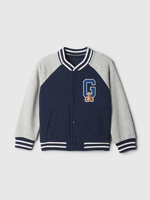 Image number 1 showing, babyGap Vintage Soft Brannan Bear Varsity Jacket