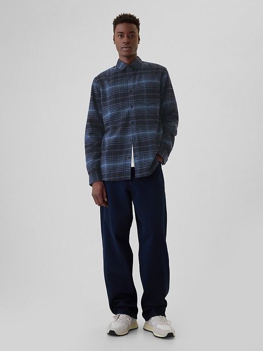 Image number 3 showing, Organic Cotton Flannel Shirt