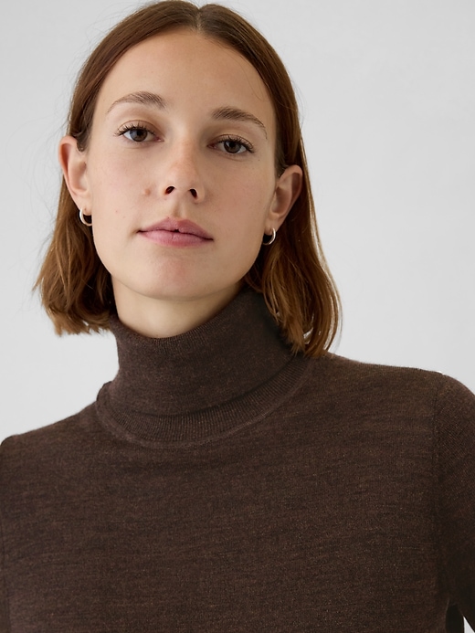 Image number 8 showing, Merino Turtleneck Sweater