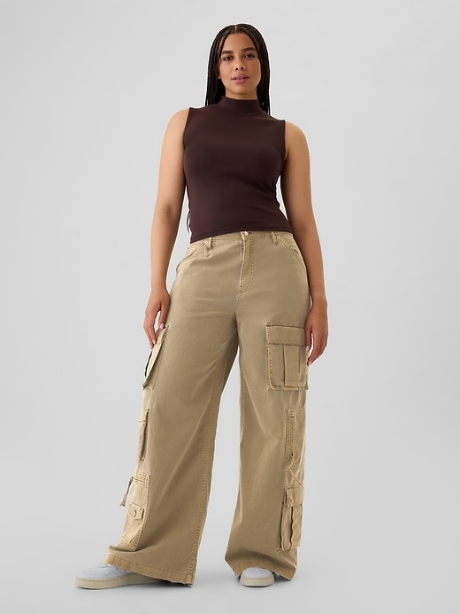 Image number 5 showing, Mid Rise Relaxed Cargo Pants