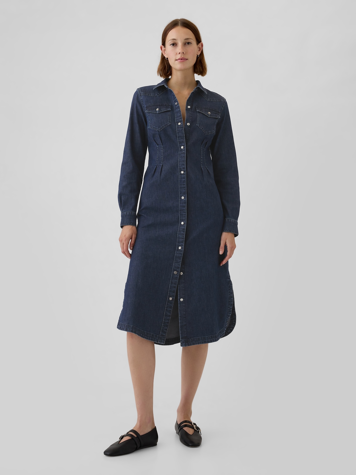 Gap casual midi dress best sale