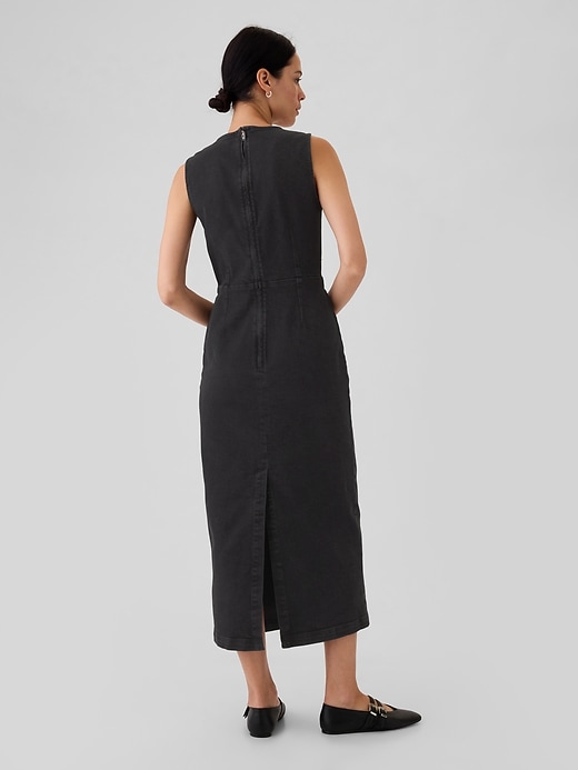 Image number 2 showing, Denim Maxi Dress