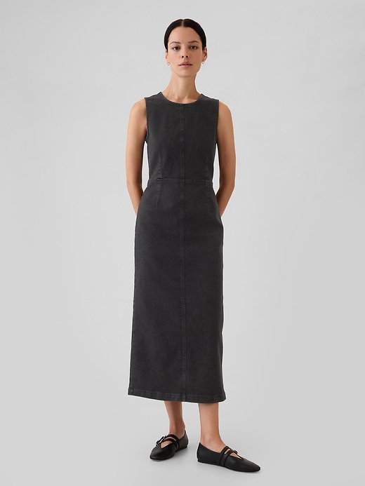 Image number 1 showing, Denim Maxi Dress