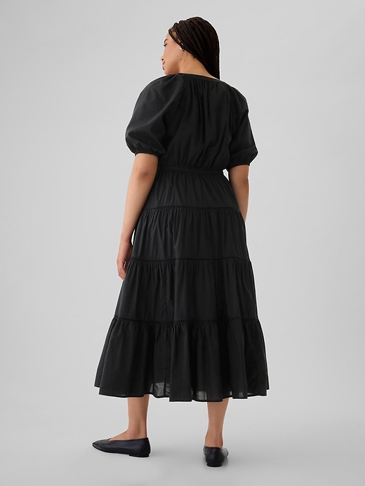 Image number 6 showing, Tiered Maxi Shirtdress