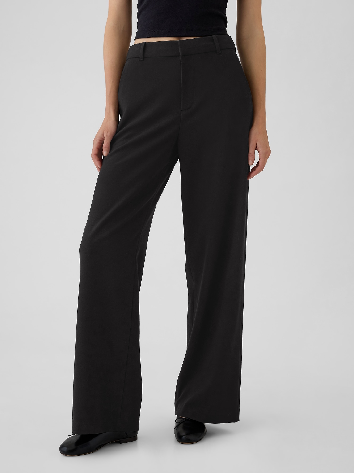 365 High Rise Brushed Twill Trousers