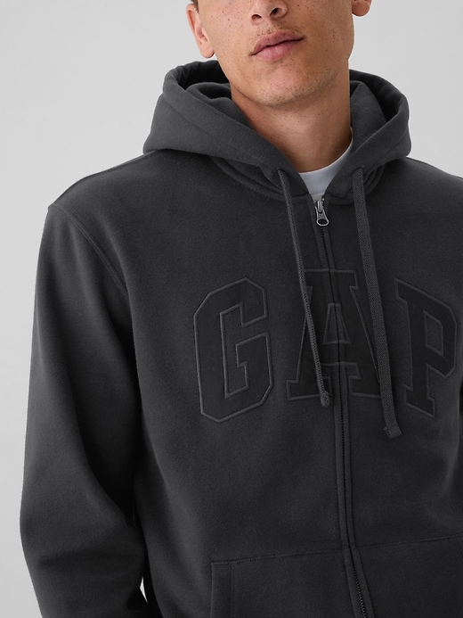 Vintage Soft Arch Logo Full Zip Hoodie Gap