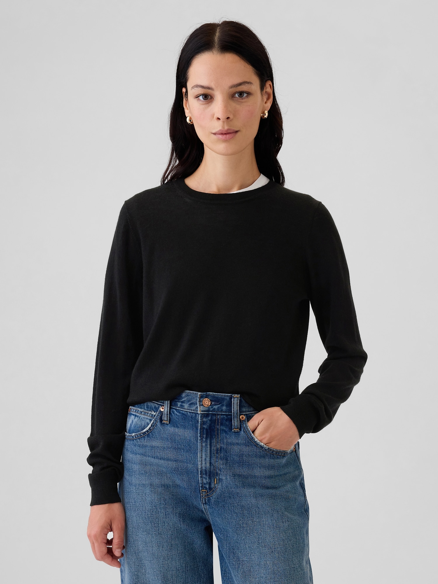 Gap womens crew neck sweater best sale