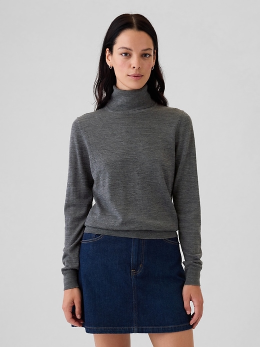 Image number 1 showing, Merino Turtleneck Sweater