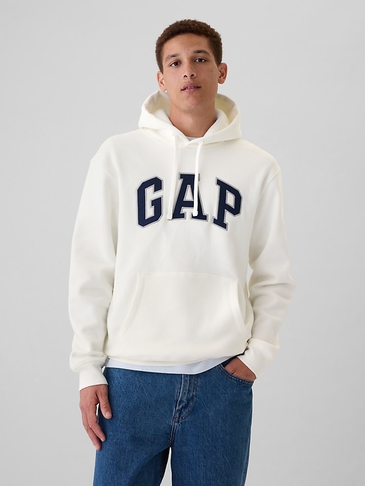 Gap logo hoodie sweatshirt best sale