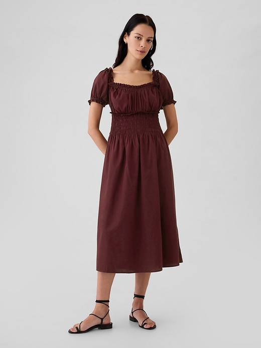 Image number 8 showing, Smocked Midi Dress