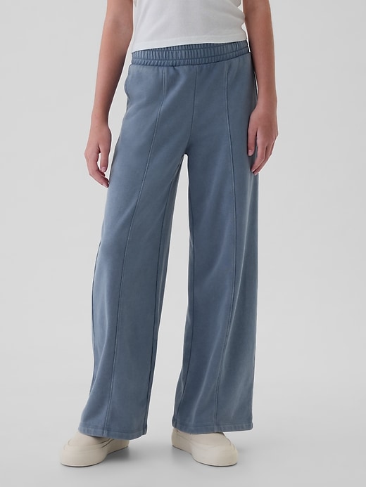 Image number 7 showing, Kids Vintage Soft Wide-Leg Sweatpants