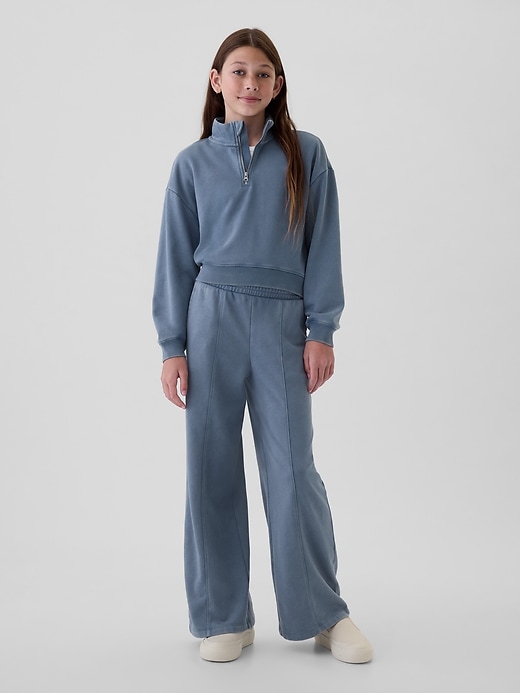 Image number 6 showing, Kids Vintage Soft Wide-Leg Sweatpants