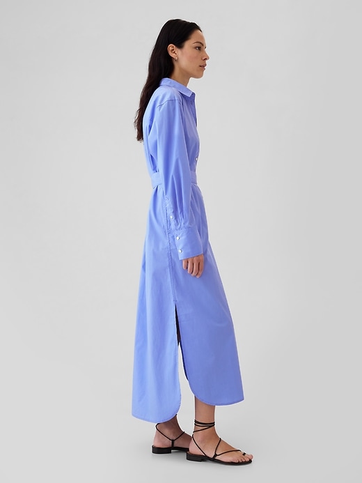 Image number 9 showing, Organic Cotton Maxi Shirtdress