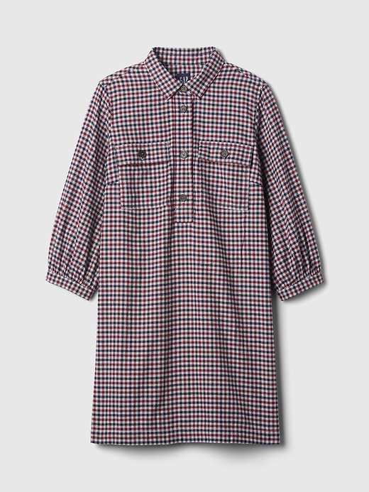 Image number 7 showing, Flannel Utility Mini Shirtdress