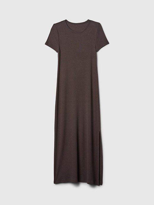 Image number 7 showing, Modern Rib Maxi T-Shirt Dress