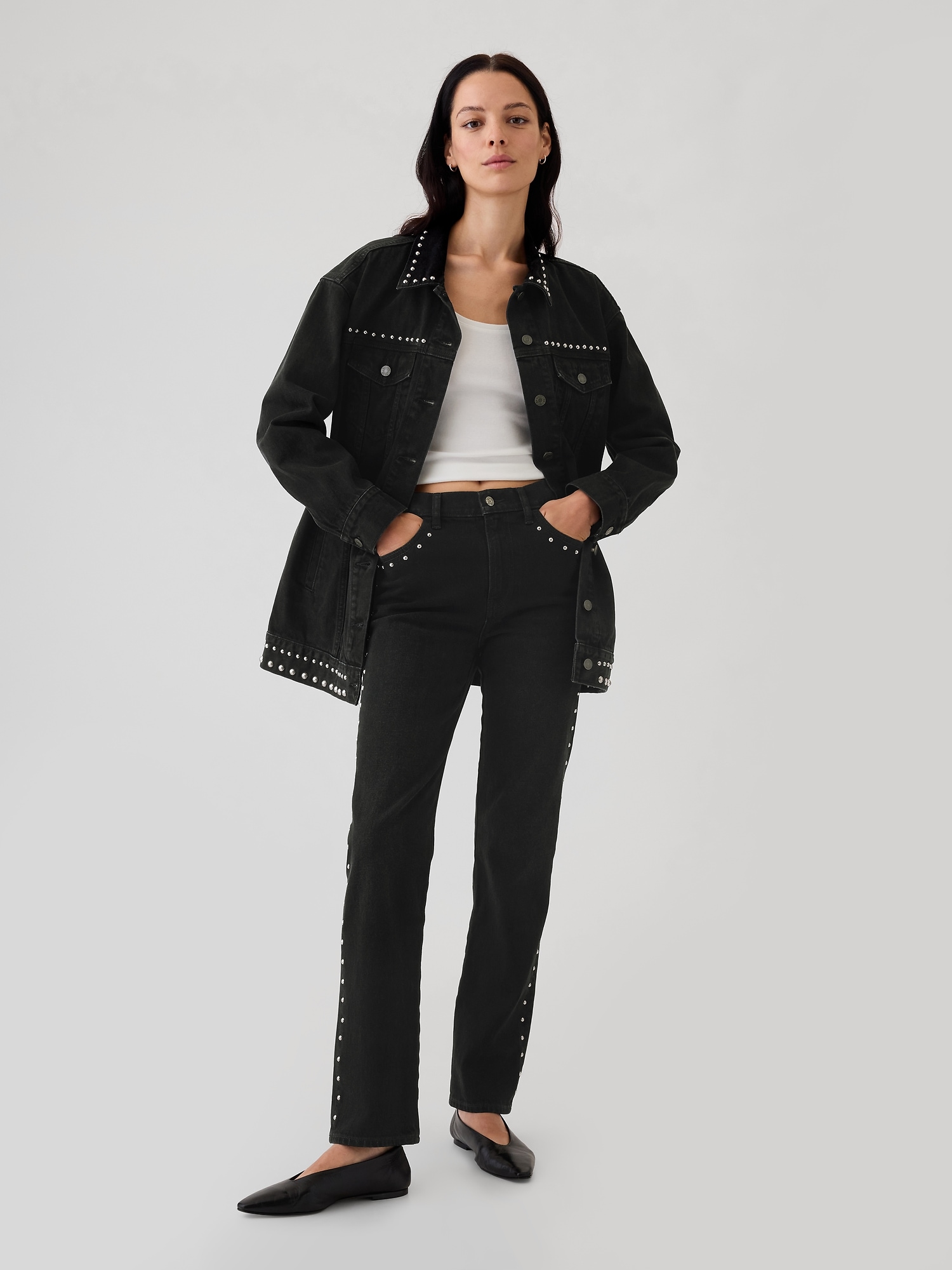 Gap jeans black best sale