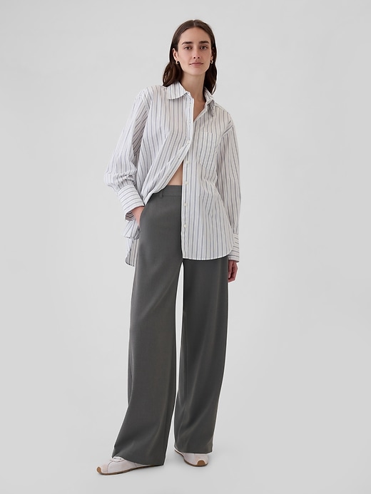 Image number 1 showing, 365 High Rise Brushed Twill Trousers