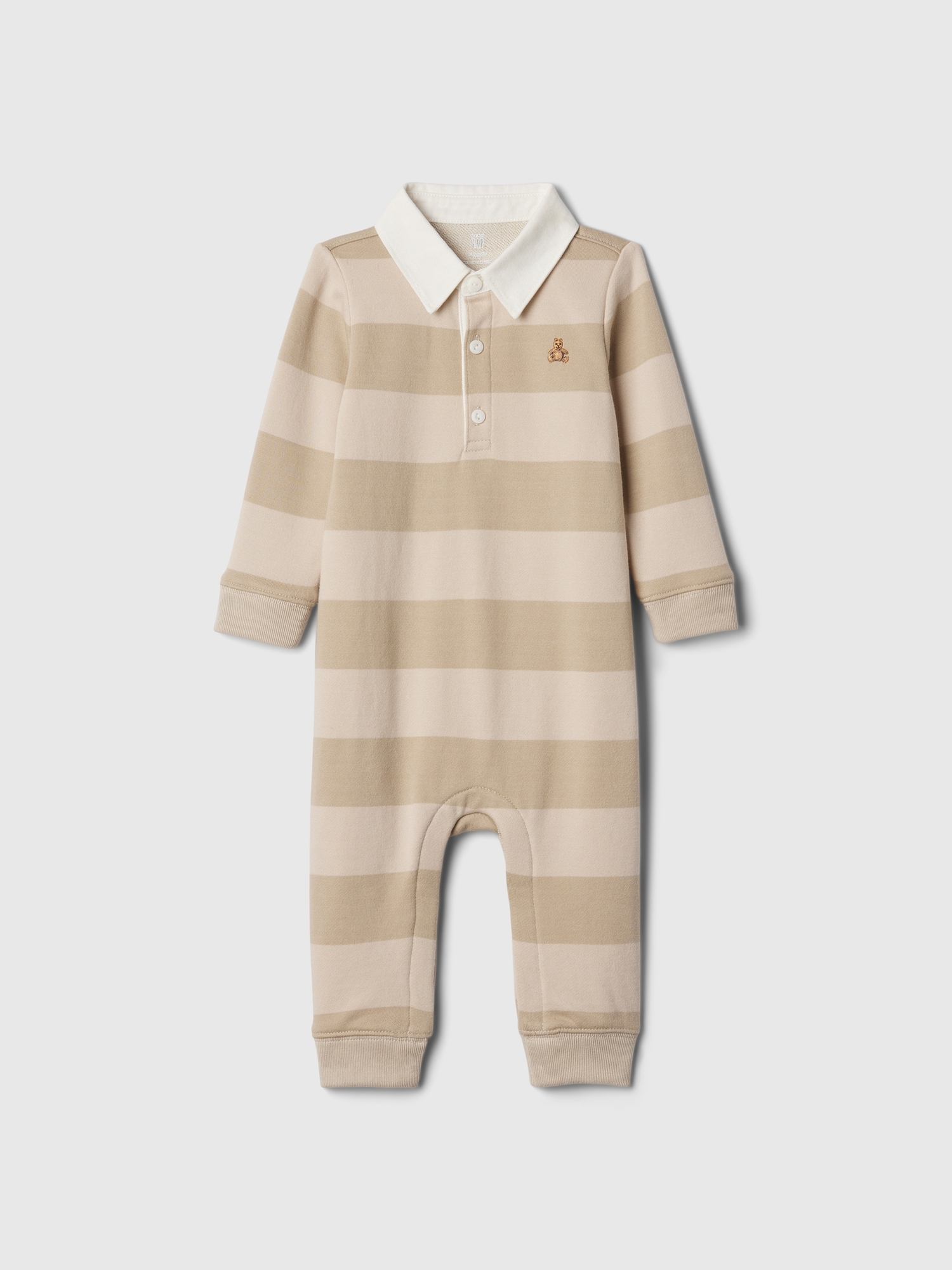 Baby Vintage Soft Rugby Polo One-Piece